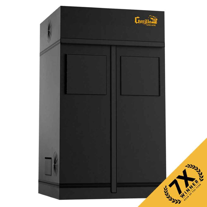 Gorilla Grow Tent Lite Line 4′ x 4′ x 6′ 7″ - LED Grow Lights Depot