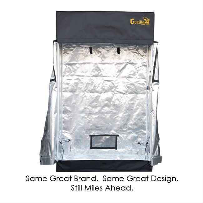 Gorilla Grow Tent Lite Line 4′ x 4′ x 6′ 7″ - LED Grow Lights Depot