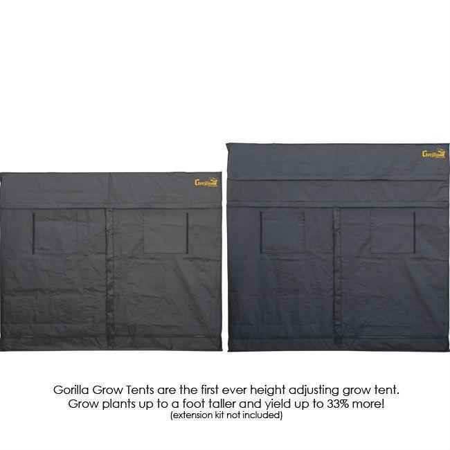 Gorilla Grow Tent Lite Line 4′ x 8′ x 6′ 7″ - LED Grow Lights Depot