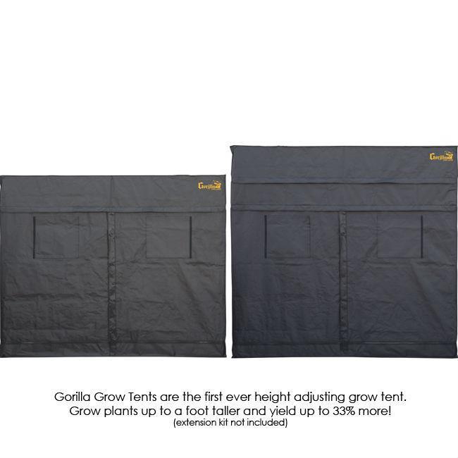 Gorilla Grow Tent Lite Line 4′ x 8′ x 6′ 7″  - LED Grow Lights Depot