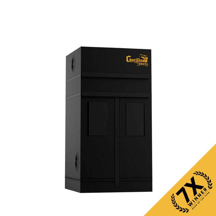 Gorilla Grow Tent Shorty 3′ x 3′ x 4′ 11″ (w/ ext. 5′ 8″) - LED Grow Lights Depot