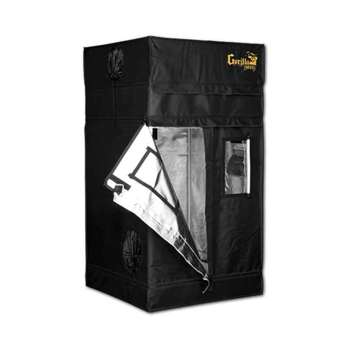 Gorilla Grow Tent Shorty 3′ x 3′ x 4′ 11″ (w/ ext. 5′ 8″) - LED Grow Lights Depot