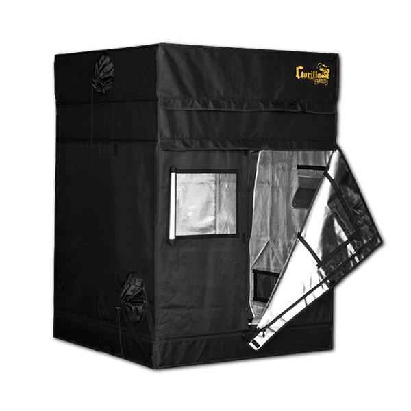Gorilla Grow Tent Shorty 4′ x 4′ x 4′ 11″ (w/ ext. 5′ 8″) - LED Grow Lights Depot
