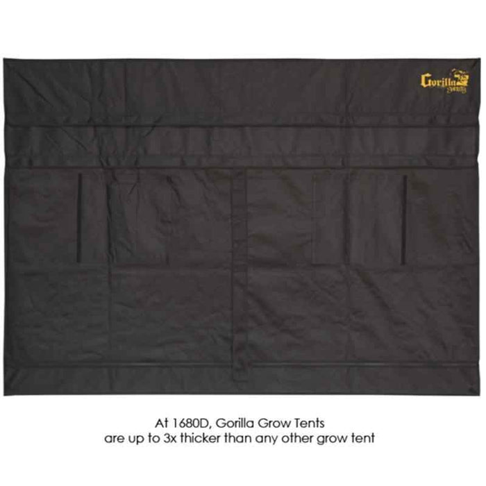 Gorilla Grow Tent Shorty 4′ x 8′ x 4′ 11″ (w/ ext. 5′ 8″) - LED Grow Lights Depot