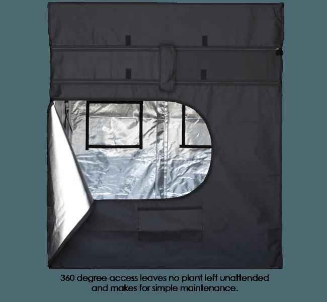 Gorilla Grow Tent Shorty 5′ x 5′ x 4′ 11″ (w/ ext. 5′ 8″) - LED Grow Lights Depot