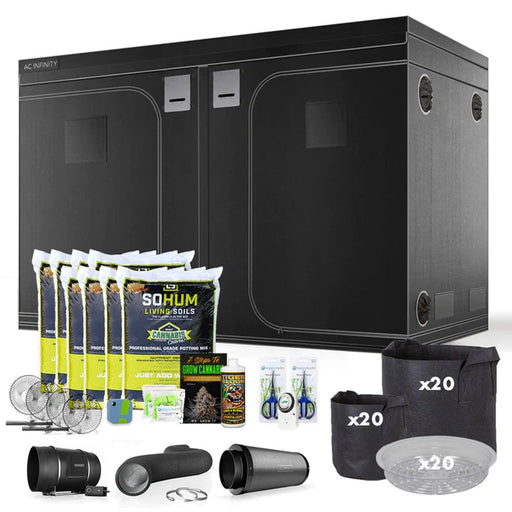 AC Infinity 10'x10' Grow Tent & Ventilation Kit — LED Grow Lights Depot