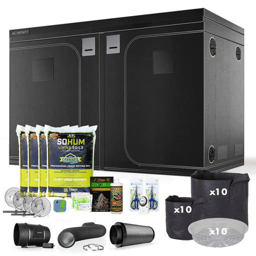 Happy Hydro Beginner Grow Tent Kit | Without the Light | 5’ x 10’  - LED Grow Lights Depot