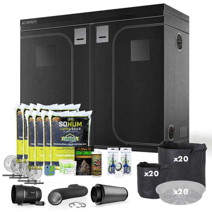 Happy Hydro Beginner Grow Tent Kit | Without the Light | 8’ x 8’  - LED Grow Lights Depot