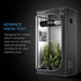 Happy Hydro 'The Essentials Plus' Grow Tent Kit | AC Infinity Tent & Ventilation | 2' x 4'  - LED Grow Lights Depot