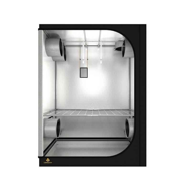 dark room grow tent Secret Jardin 150 Wide v3.0 (5' x 3' x 6 2/3') so growers won’t need cosplay tutorial Cube Stereo Hybrid 120 Select Size:Small (50 Inches)
